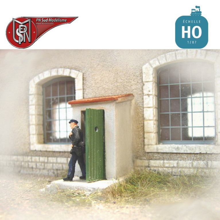 WC extérieur pour bâtiment HO PN Sud Modélisme 8796 - Maketis WC extérieur pour bâtiment HO PN Sud Modélisme 8796 - Maketis
