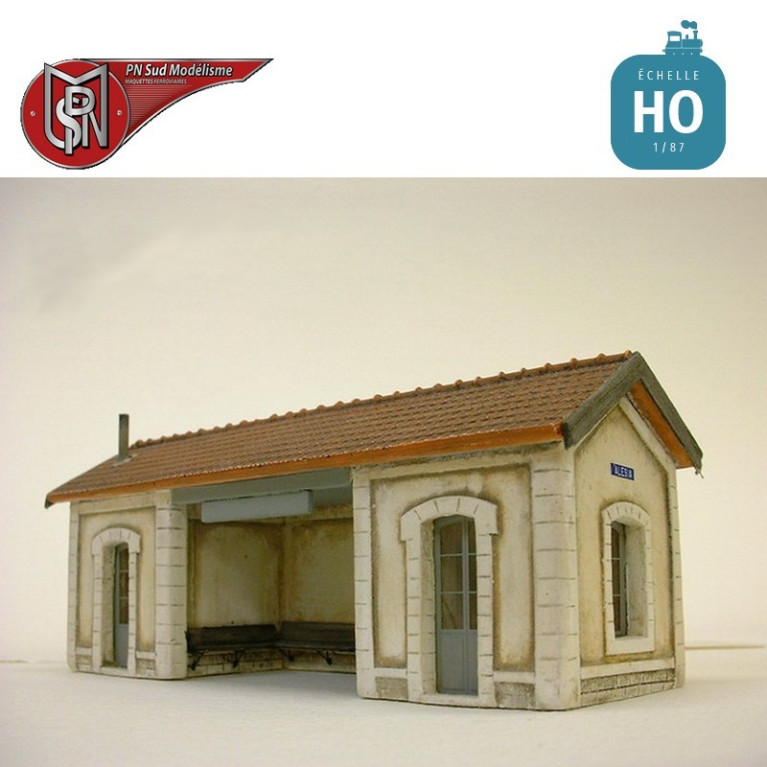 Platform shelter for light fittings H0 PN Sud Modelisme 8797 - Maketis