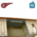 Platform shelter for light fittings H0 PN Sud Modelisme 8797 - Maketis