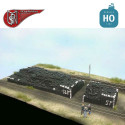 Large pile of briquettes (2 pcs) H0 PN Sud Modelisme 87108 - Maketis