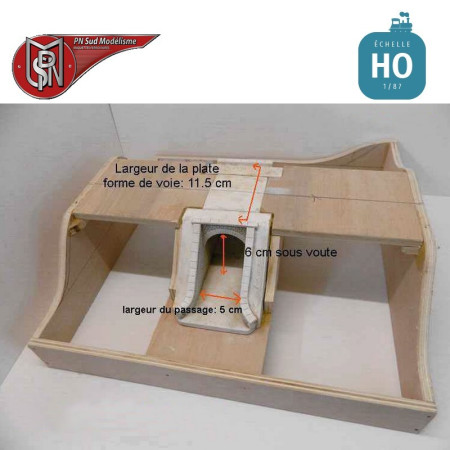 Straßenkreuzungsdurchlass (2 St) H0 PN Sud Modélisme 87112 - Maketis