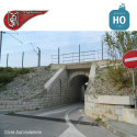 Ponceau passage routier (2 pcs) HO PN Sud Modélisme 87112 - Maketis