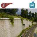 Complete kit of hexagonal stone walls H0 PN Sud Modelisme 87300 - Maketis