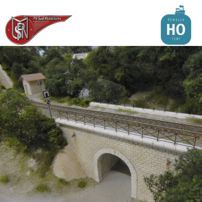 Bridge railing with crosspieces H0 PN Sud Modelisme 87703 - Maketis