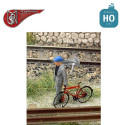 Bicyclettes (10 pcs) HO PN Sud Modélisme 87710 - Maketis
