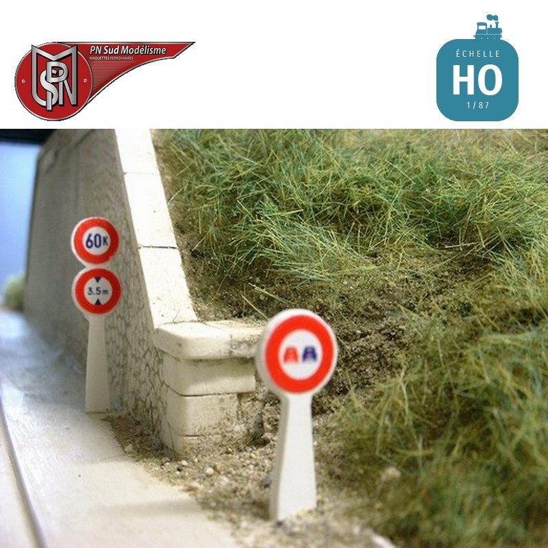 Alte Straßenschilder H0 PN Sud Modélisme 87-4 - Maketis