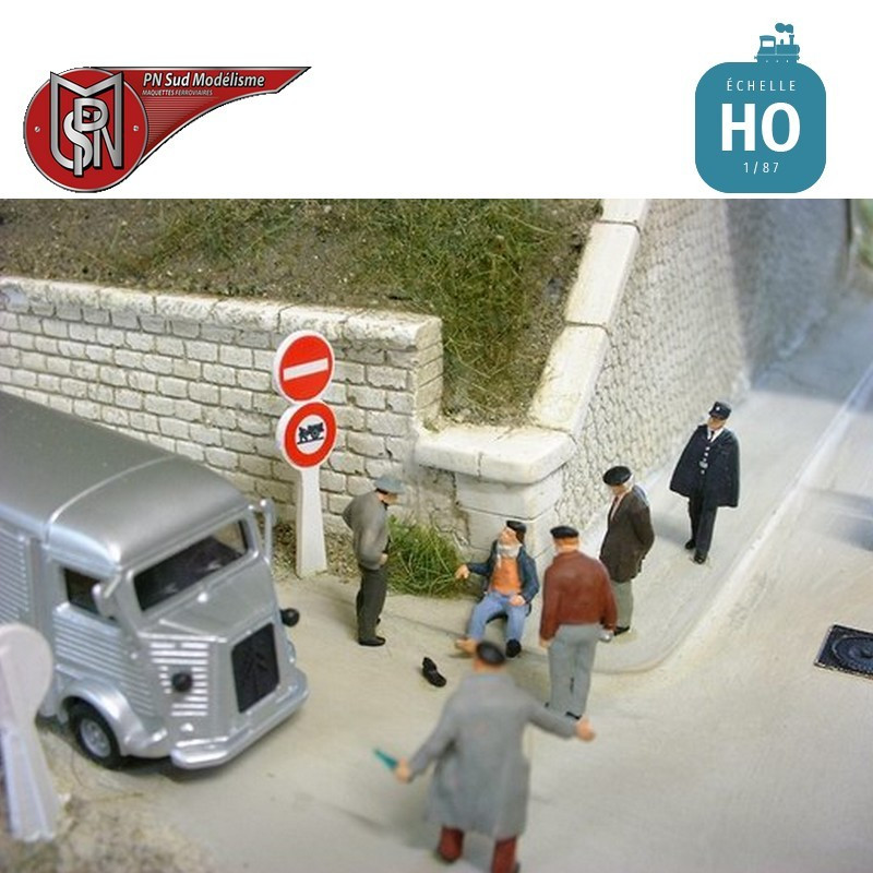 Alte Straßenschilder H0 PN Sud Modélisme 87-4 - Maketis