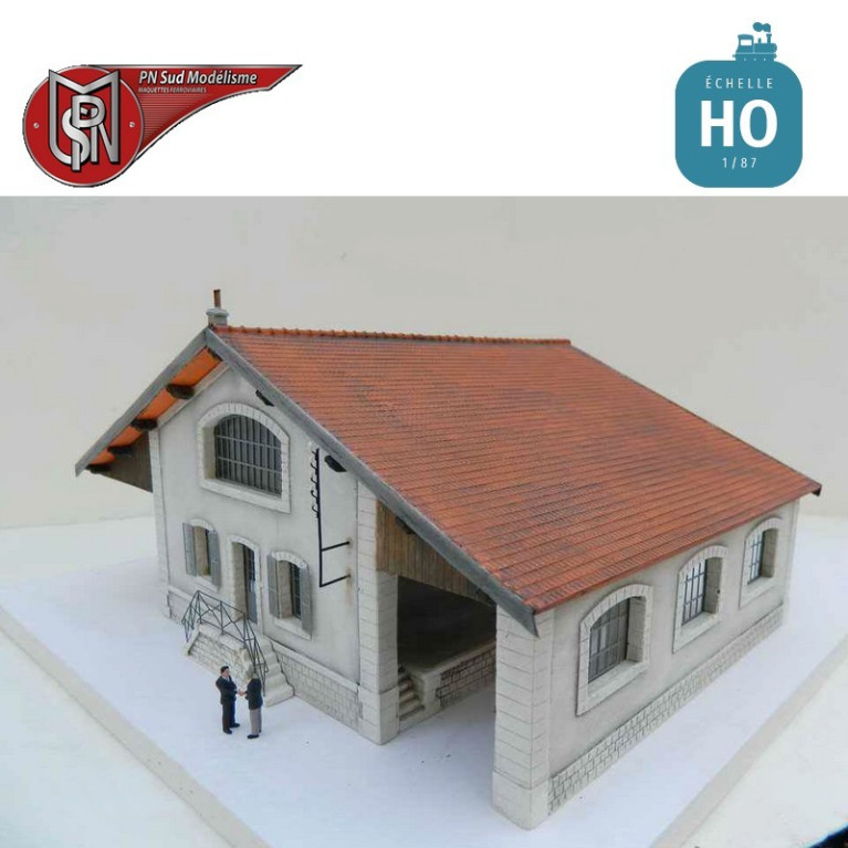 PLM goods hall 3 doors H0 PN Sud Modelisme 8745 - Maketis