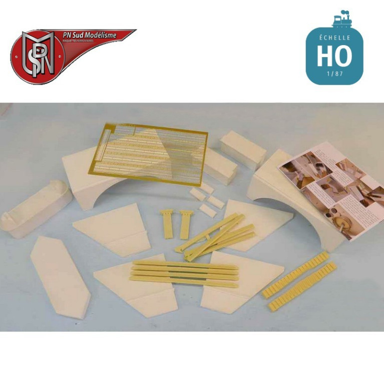 Brücke mit zwei Bogen zweigleisig H0 PN Sud Modélisme 8757 - Maketis Brücke mit zwei Bogen zweigleisig H0 PN Sud Modélisme 8757 - Maketis