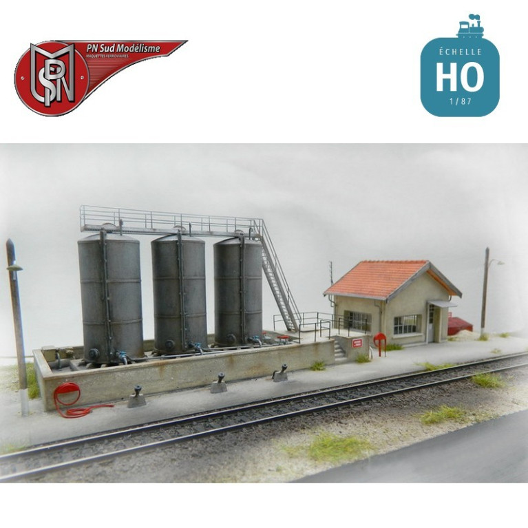 Diesel storage station for depot H0 PN Sud Modelisme 87120 - Maketis