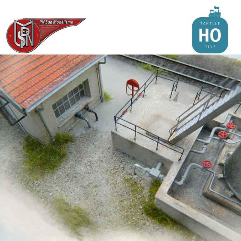 Gasöl-Lagerstation für Depot H0 PN Sud Modélisme 87120 - Maketis Gasöl-Lagerstation für Depot H0 PN Sud Modélisme 87120 - Maketis