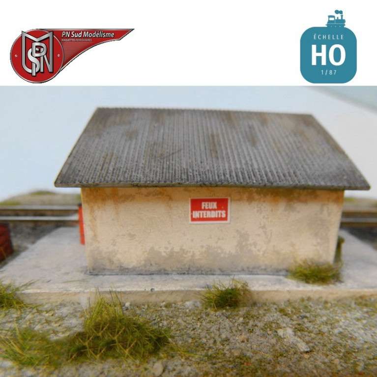 Gasoil station for depot H0 PN Sud Modelisme 87121 - Maketis Gasoil station for depot H0 PN Sud Modelisme 87121 - Maketis