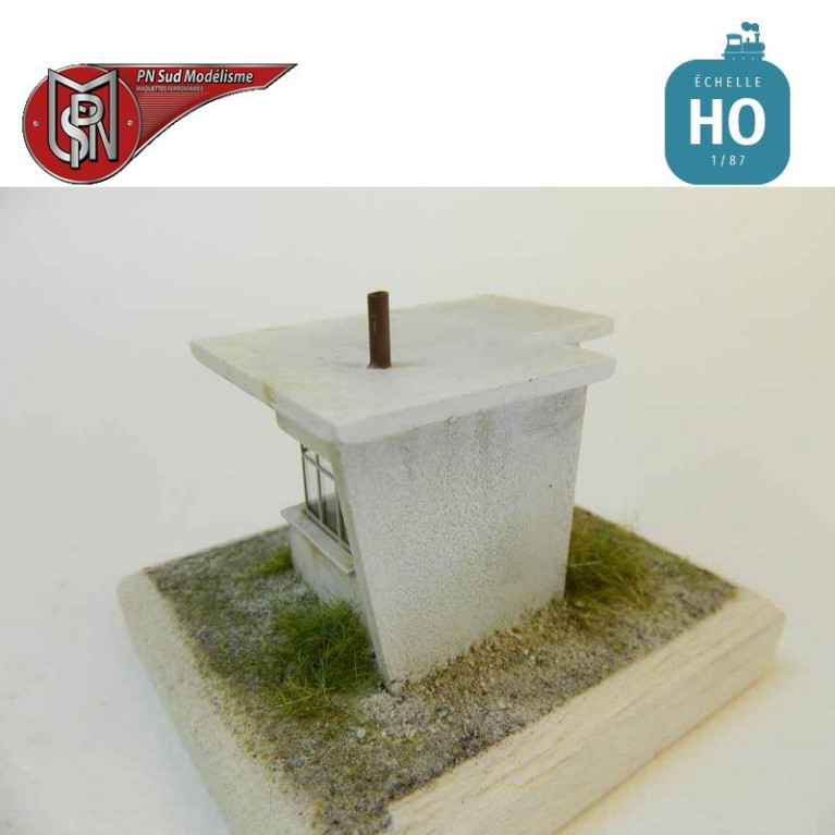 Guardhouse for manual lift gate H0 PN Sud Modelisme 87206 - Maketis
