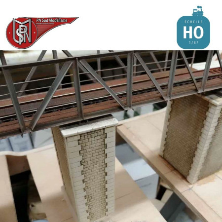 Brückenpfeiler eingleisig H0 PN Sud modélisme 87136 - Maketis Brückenpfeiler eingleisig H0 PN Sud modélisme 87136 - Maketis