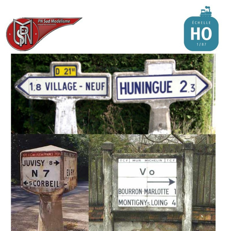Michelin Beton-Lenkpfosten (10 St) H0 PN Sud Modélisme 8779.B - Maketis Michelin Beton-Lenkpfosten (10 St) H0 PN Sud Modélisme 8779.B - Maketis