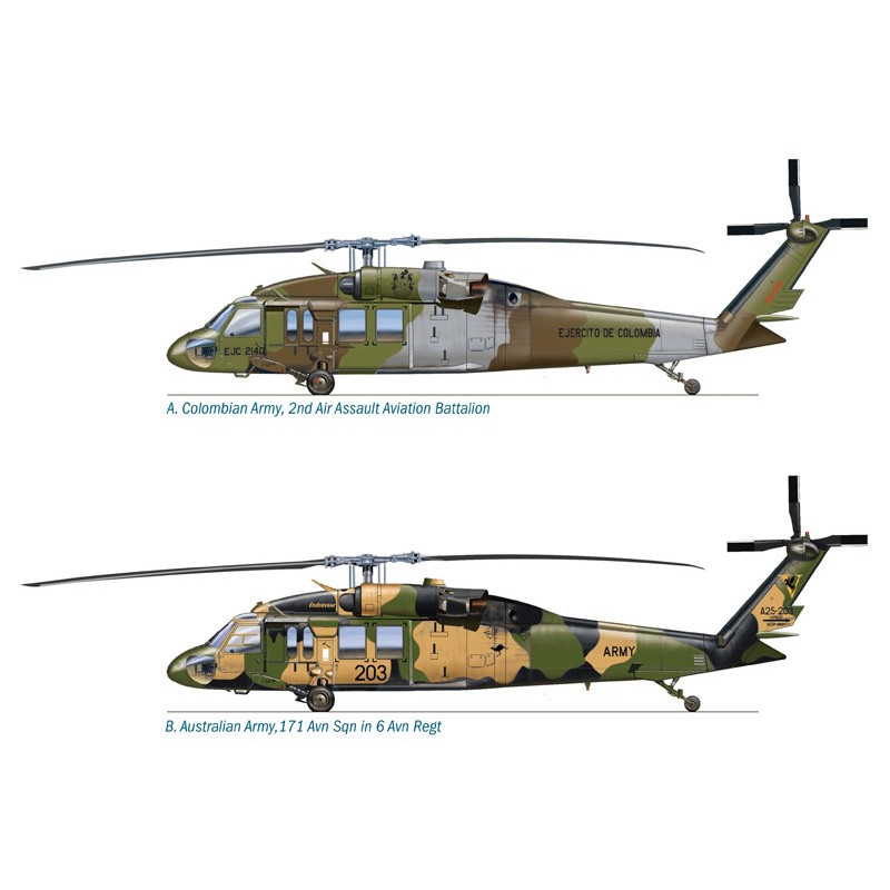 Hélicoptère UH-60 Black Hawk "Night Raid" 1/72 Italeri 1328 - Maketis