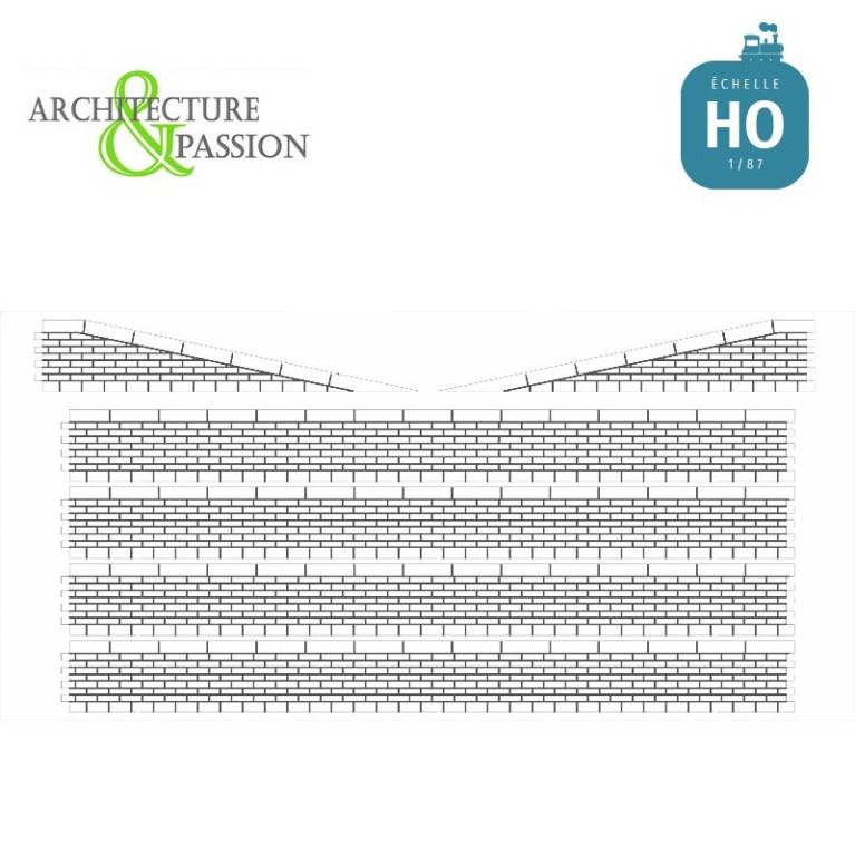Bordures de quai marchandises moellons HO Architecture & Passion 87ACC07 - Maketis Bordures de quai marchandises moellons HO Architecture & Passion 87ACC07 - Maketis