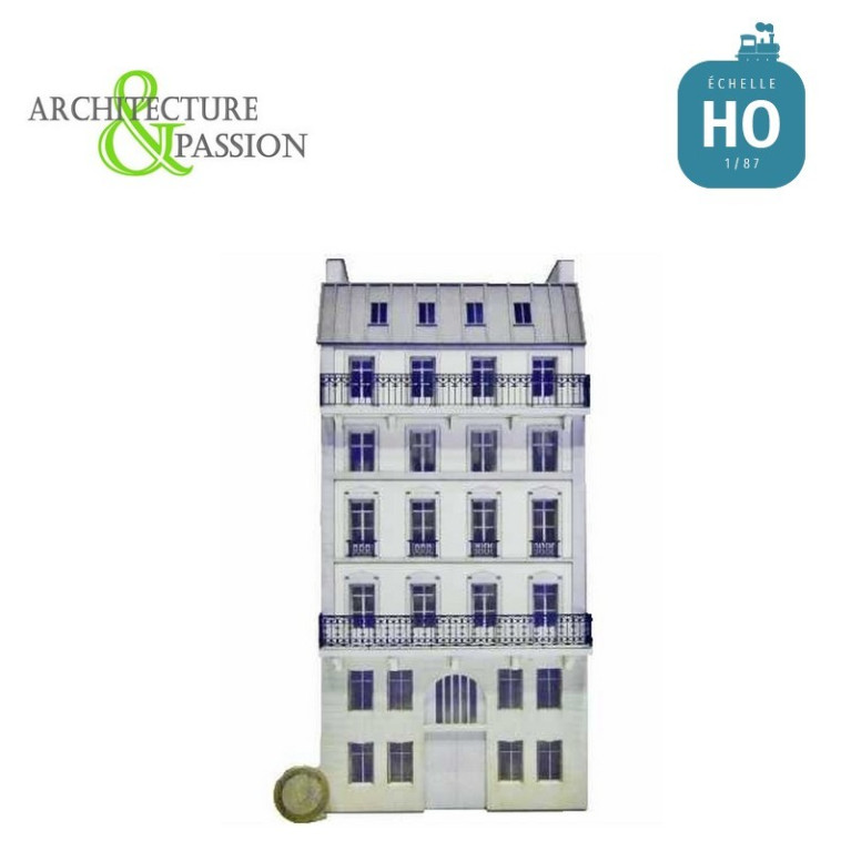 Immeuble Fond de décor 6 étages 102 HO Architecture & Passion 87FDD102 - Maketis Immeuble Fond de décor 6 étages 102 HO Architecture & Passion 87FDD102 - Maketis