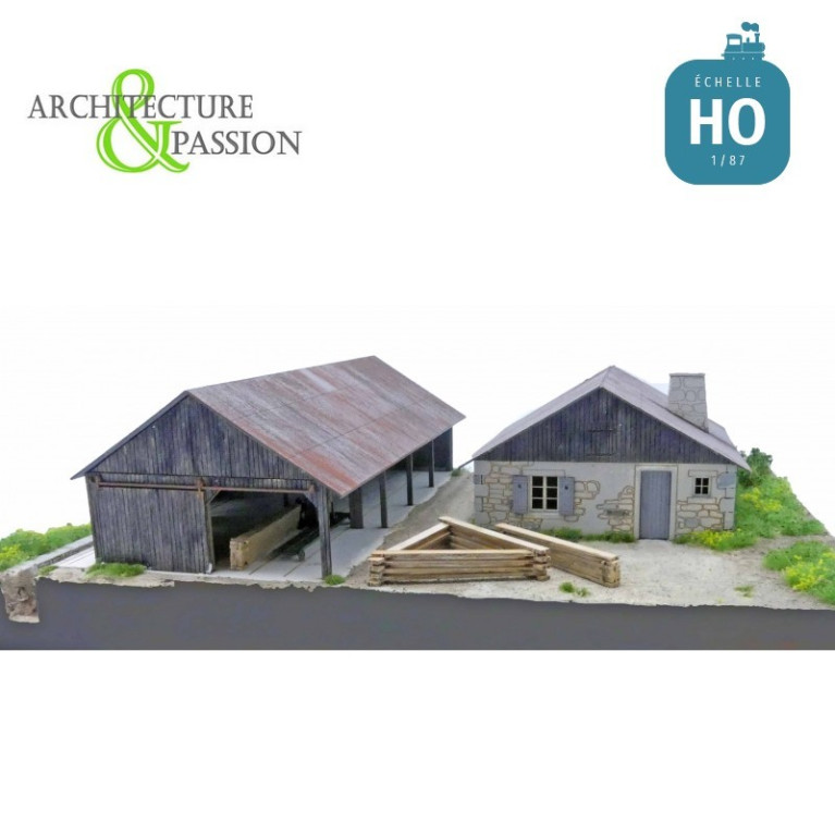 Scierie Vosgienne HO Architecture & Passion 87INDUS02 - Maketis Scierie Vosgienne HO Architecture & Passion 87INDUS02 - Maketis