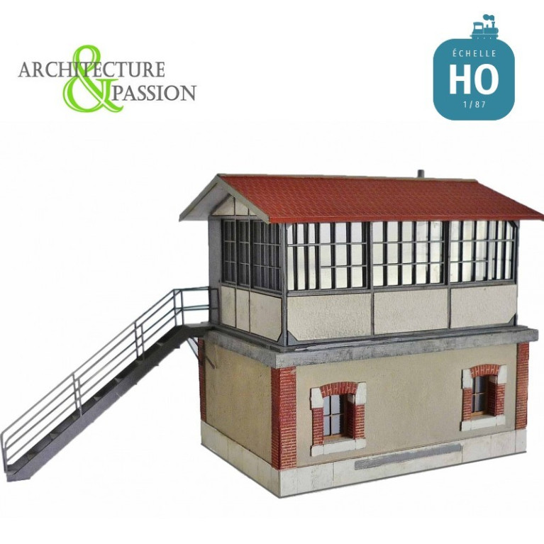 Poste C d'aiguillage PO type Gare d'Aurillac HO Architecture & Passion 874626 - Maketis Poste C d'aiguillage PO type Gare d'Aurillac HO Architecture & Passion 874626 - Maketis