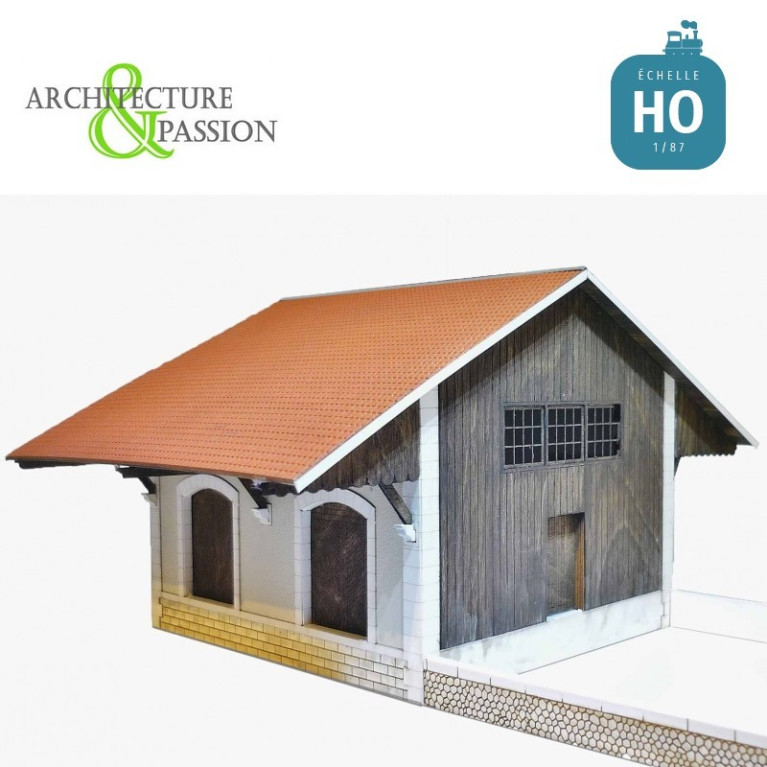 Halle 2 portes PLM type Gare de Maison-Dieu HO Architecture & Passion 875075 - Maketis Halle 2 portes PLM type Gare de Maison-Dieu HO Architecture & Passion 875075 - Maketis