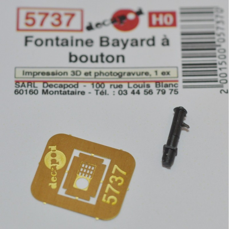 Bayard fountain with button H0 Decapod 5737 - Maketis