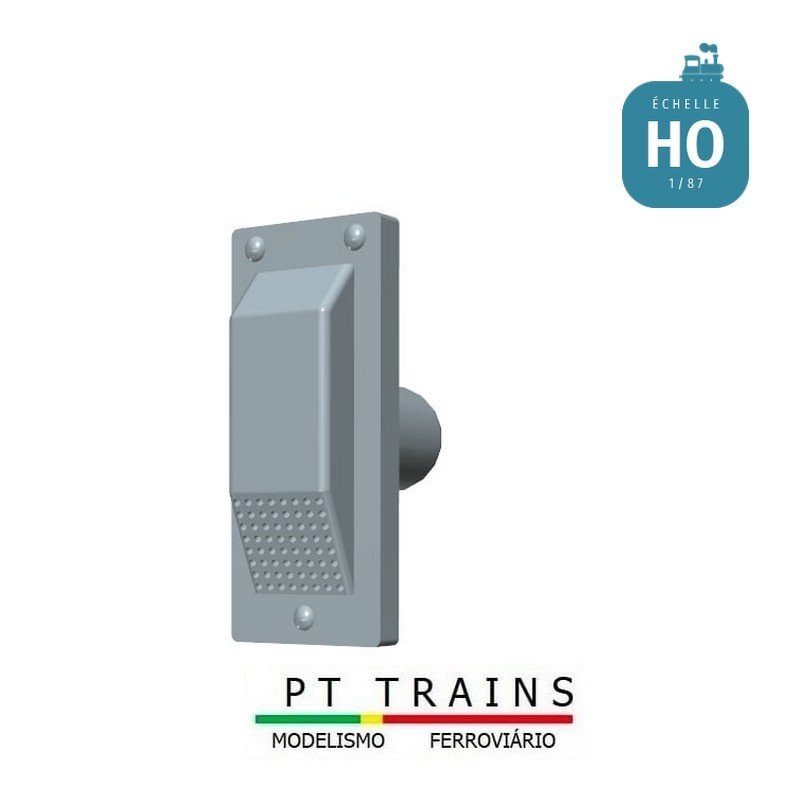 Set de 24 aérateurs gris pour conteneurs HO PT Trains 210140