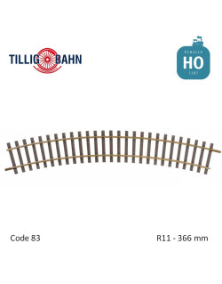 Rail courbe Elite R11 366mm code 83 HO Tillig 85140