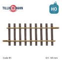 Rail droit Elite G3 64mm code 83 HO Tillig 85130 - Maketis