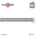 Rail flexible Elite 680mm traverses bois code 83 HOe Tillig 85626 - Maketis