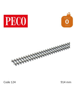 Rail flexible StreamLine 914mm double champignon Code 124 O Peco SL-700BH - Maketis