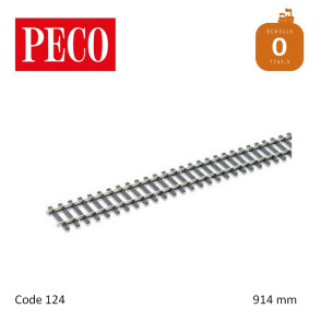 Rail flexible 914 mm double champignon O Code 124 Peco - Maketis