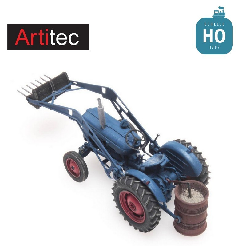 Tracteur Ford avec fourche HO Artitec REE 387313