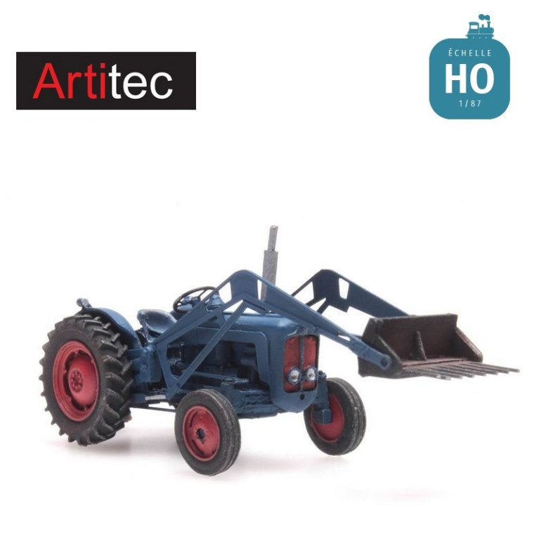 Tracteur Ford avec fourche HO Artitec REE 387313 Tracteur Ford avec fourche HO Artitec REE 387313