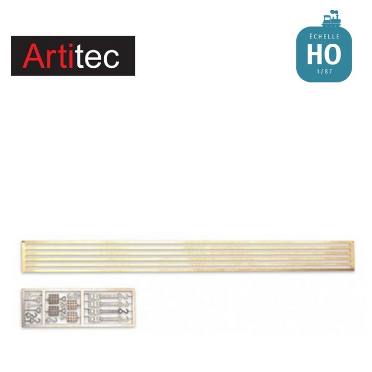 Set lashing straps, hooks, chocks HO Artitec 387351