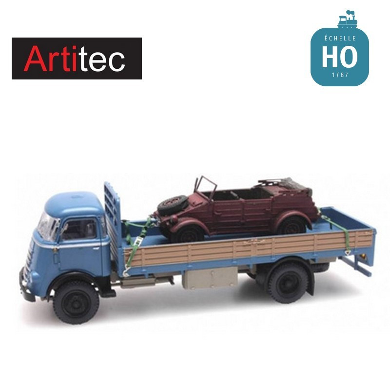 Chaînes et câbles pour chargement camion et char sur wagon plat HO REE 387349
