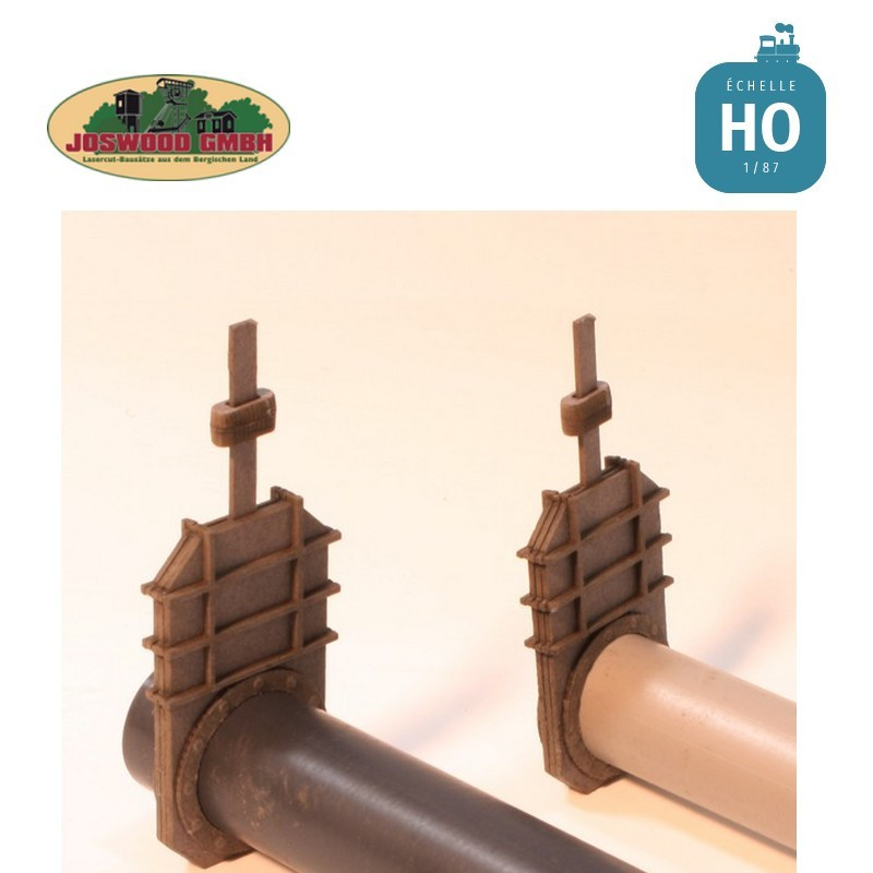 Slide, 3 pieces incl. 1 set of flange rivets Joswood JW40071 - MAKETIS