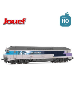 Locomotive Diesel CC72074 "En Voyage" SNCF Ep V analogique HO Jouef HJ2601 - Maketis