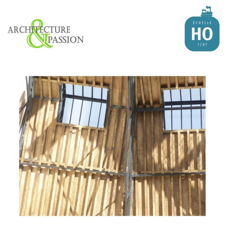 Kit de Base 4 stalles rotonde PLM type Gare d'Autun HO Architecture & Passion 875050 Kit de Base 4 stalles rotonde PLM type Gare d'Autun HO Architecture & Passion 875050