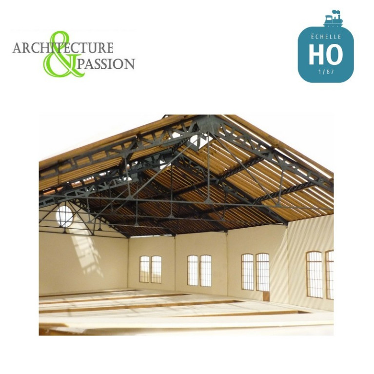 Kit de Base 4 stalles rotonde PLM type Gare d'Autun HO Architecture & Passion 875050 Kit de Base 4 stalles rotonde PLM type Gare d'Autun HO Architecture & Passion 875050