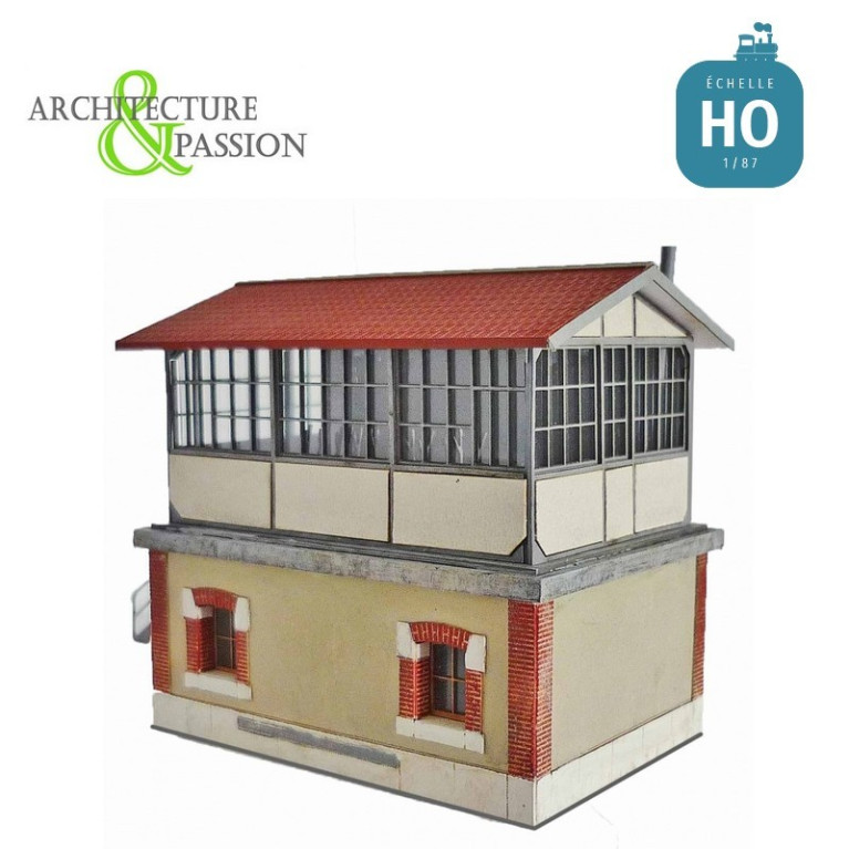 Poste C d'aiguillage PO type Gare d'Aurillac HO Architecture & Passion 874626 - Maketis Poste C d'aiguillage PO type Gare d'Aurillac HO Architecture & Passion 874626 - Maketis