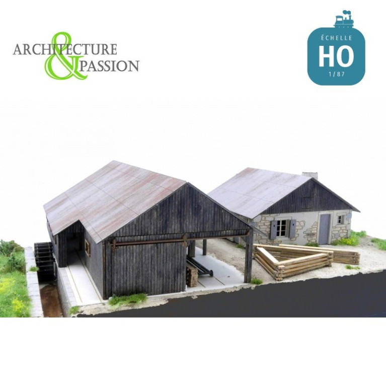 Scierie Vosgienne HO Architecture & Passion 87INDUS02 - Maketis Scierie Vosgienne HO Architecture & Passion 87INDUS02 - Maketis