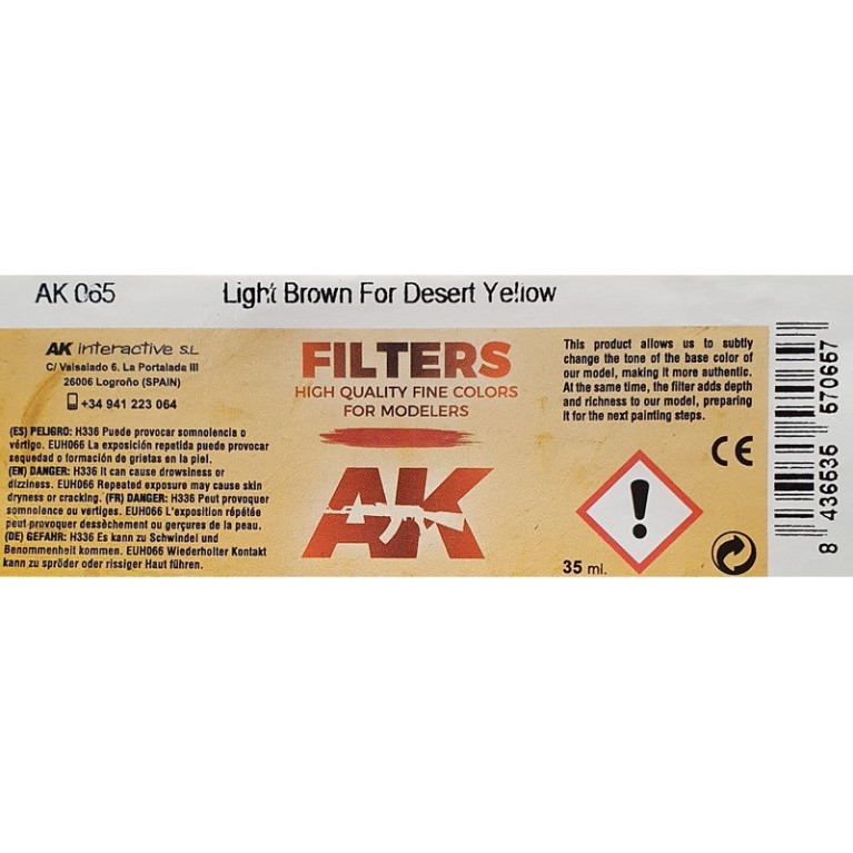 Filtres Enamel AK Interactive 35 ml