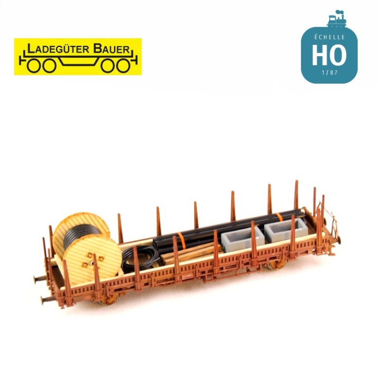 Cable construction H0 Ladegüter Bauer H01268 - Maketis Cable construction H0 Ladegüter Bauer H01268 - Maketis