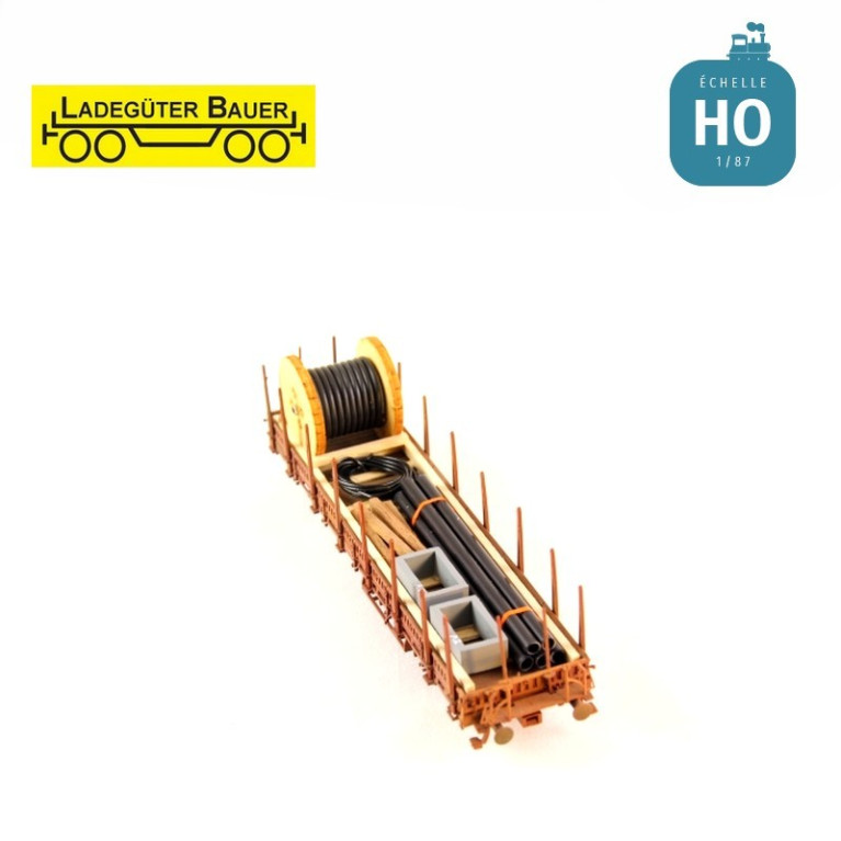 Cable construction H0 Ladegüter Bauer H01268 - Maketis Cable construction H0 Ladegüter Bauer H01268 - Maketis