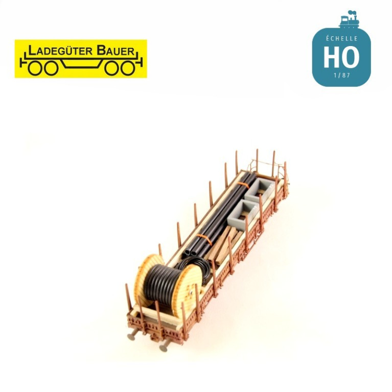 Cable construction H0 Ladegüter Bauer H01268 - Maketis Cable construction H0 Ladegüter Bauer H01268 - Maketis