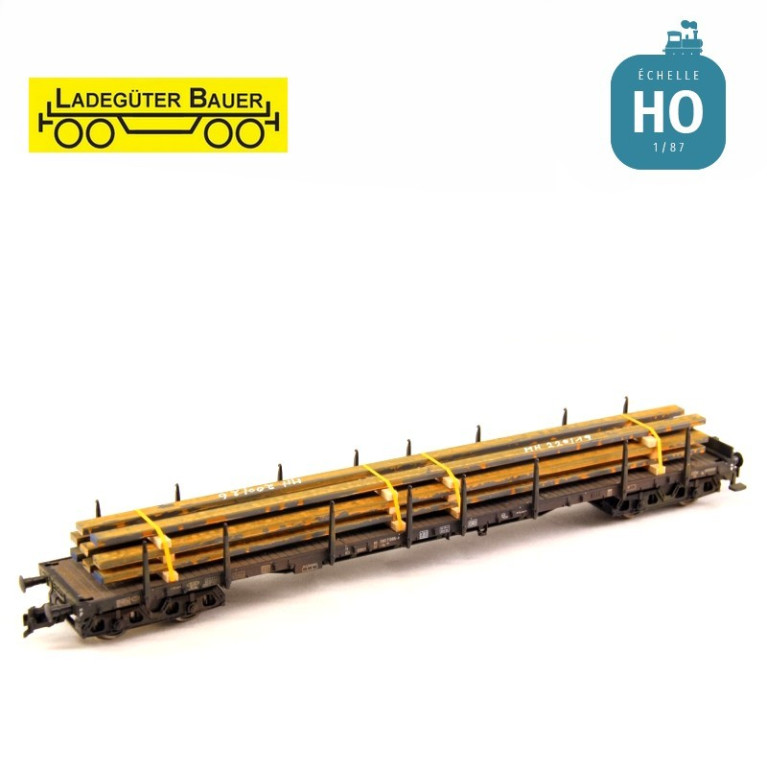 Longues barres en fer rouillé HO Ladegüter Bauer H01323 - Maketis Longues barres en fer rouillé HO Ladegüter Bauer H01323 - Maketis
