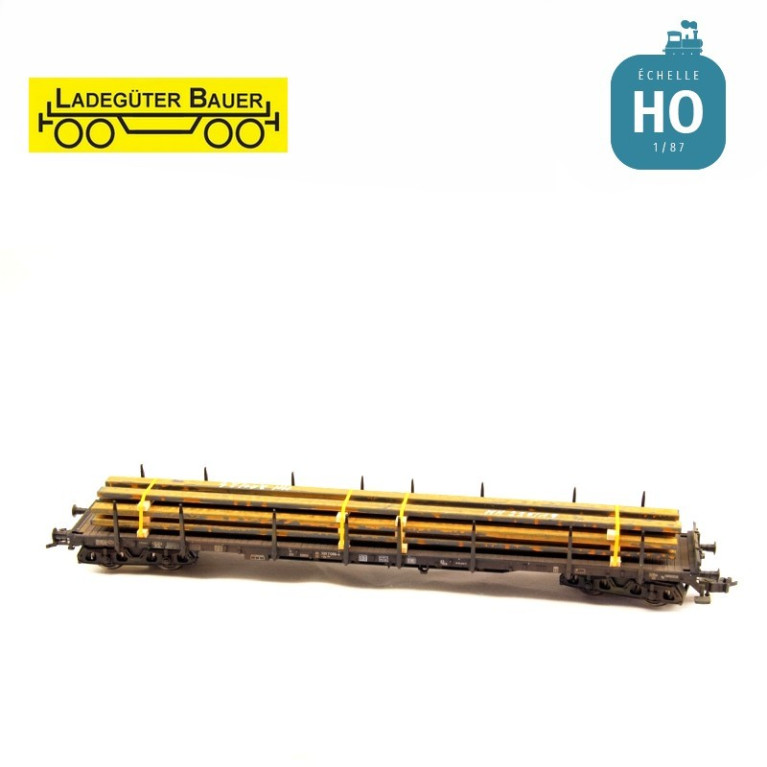 Longues barres en fer rouillé HO Ladegüter Bauer H01323 - Maketis Longues barres en fer rouillé HO Ladegüter Bauer H01323 - Maketis