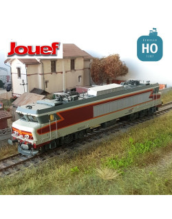 Locomotive électrique CC6543 Béton Rouge SNCF Ep V Digital son HO Jouef HJ2370S - Maketis