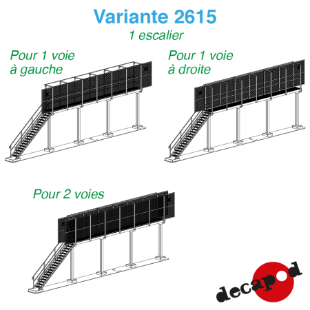 Passerelle de visite pour toiture électrique HO Decapod 2615 Passerelle de visite pour toiture électrique HO Decapod 2615